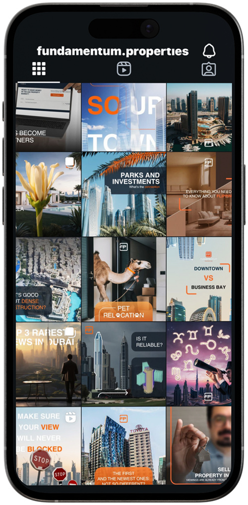 Fundamentum Properties Instagram grid